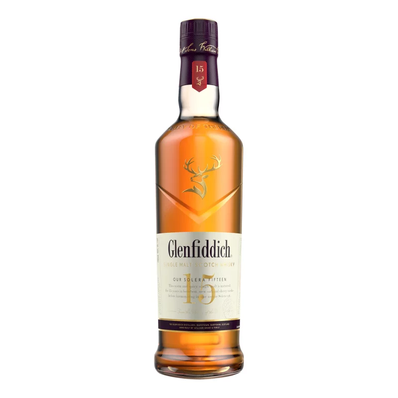 Glenfiddich 15 Years Solera single malt whisky 750ML bottle Nepal