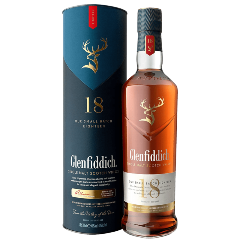 Glenfiddich 18 Years Old 700ML bottle – premium Speyside single malt whisky available in Nepal
