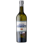 Front view of a 700ML bottle of Absente 55 Absinthe Refined with its iconic green label and traditional French botanical branding.