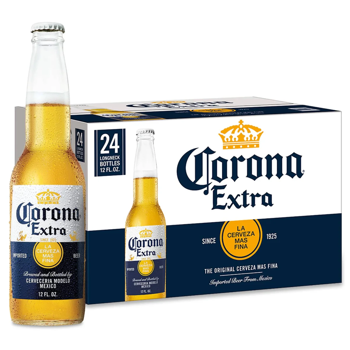corona Corona Extra Beer (355ML x 24 Bottles) - Image 1