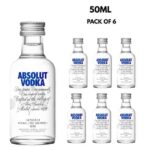 Absolut Miniature Pack of 6 50ml bottles premium vodka set Nepal