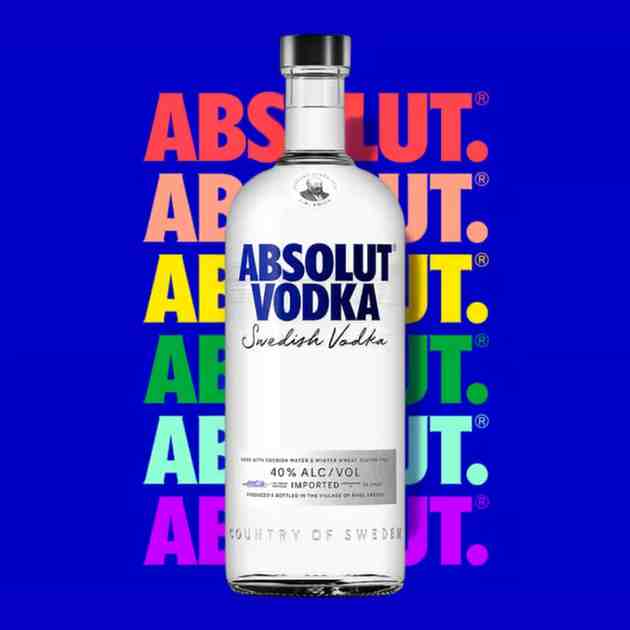 Original Absolut Vodka 1000ml bottle with 1 liter price information at Tipsy Nepal wholesale store Kathmandu.