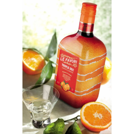 Le Favori Triple Sec orange flavored liqueur for cocktail mixing