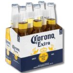 Corona Beer 355ML Pack of 6 bottles case with chilled lager