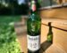 Glenfiddich 12 single malt whisky bottle on a premium bar setup